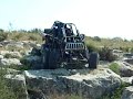Baruch 6x6 - rock crawling - down the rock 1
