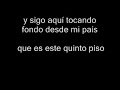 Sigo tocando fondo Arjona Quinto piso Sigo tocando fondo Arjona Quinto piso