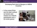 Developing Pest Lists for Mangoes in ASEAN Countries video