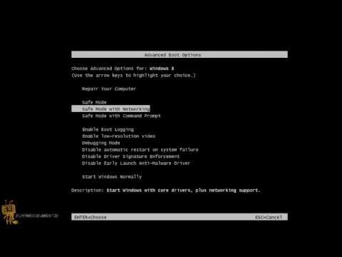 how to safe mode windows 8