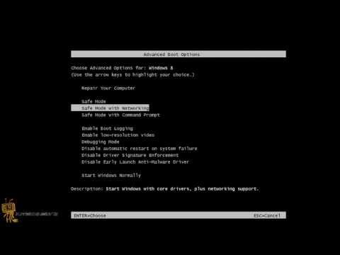 how to open windows 8 in safe mode