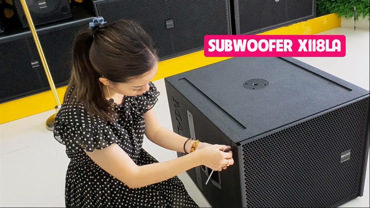 Loa Sub Array 5 Tấc X118LA Có Đáng Mua Không? | MAXO AUDIO