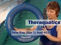 Theraquatics Aquafit Swim Ring (Size 3)- Item 9317. Infatable ring for aquatic exercise and rehab.