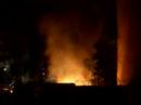 Fire: Seen from a window facing it