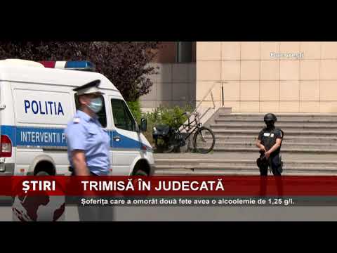 Șoferița care a omorât două fete pe o stradă din București, trimisă în judecată