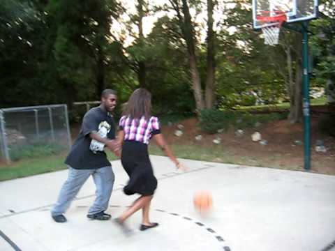 Dunking The Ball Girl Style