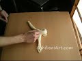Make a Bird with Oshibori Origami