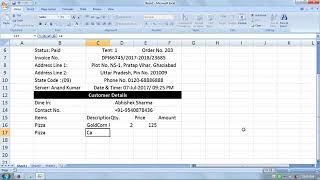 How To Make Tax Invoice With GST In Excel Tutorial