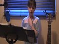 Blanche comme la neige (cover by my young daugther)
