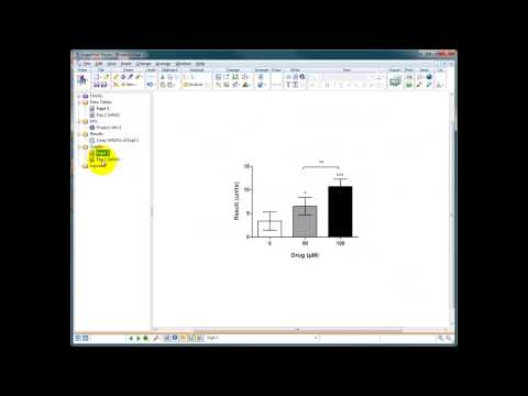how to draw p value prism