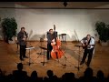 aaron miller faculty jazz bass recital. brent jensen sax, jamie findlay gtr, aaron miller bass. arr. miller