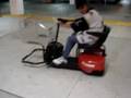 Old people go slow.
