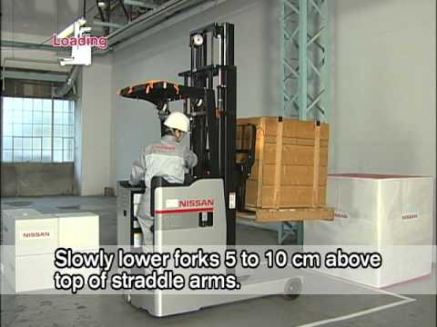 how to drive a reach truck