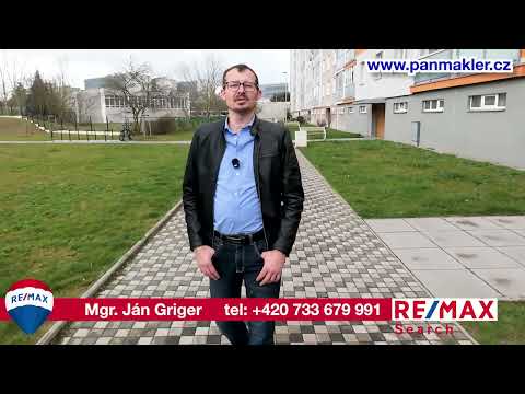 Video Komplet zařízený 1+1 34,81 m² 3. NP domu jihovýchod výtah panel K Rozvodně Cihelna