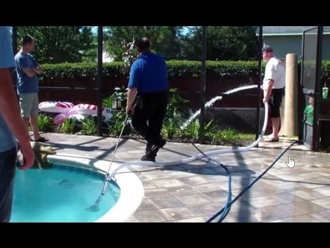 how to drain excess water from a pool