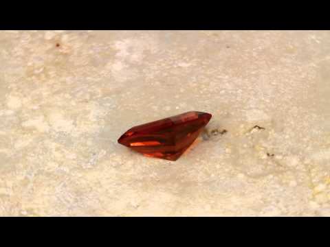 Spessartite Garnet Shield Cut Weighs 4.15 Carats