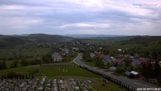 Czaszyn TimeLapse - widok na miejscowosc. Bieszczady timelapse - 20.05.2015.