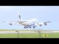PIA 747-200 Landing 24R at Manchester International
