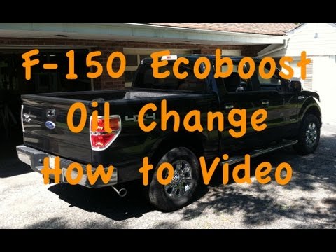 how to change oil on 2012 f150 ecoboost