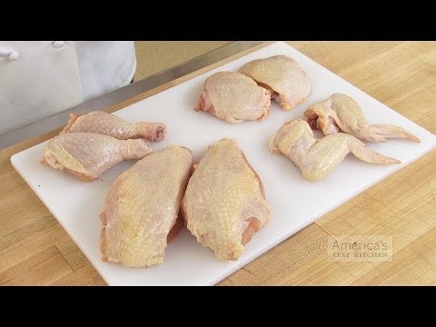 how to break down a chicken