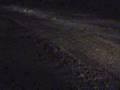 Rare night footage of a flash flood wall, debris flow