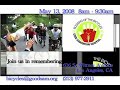 This free annual event is scheduled to take place on May 13th, 2008, 8AM at Good Samaritan Hospital, 616 S Witmer Ave.  Los Angeles, CA.  All Are invited to attend, remember those who have been injured or killed on bicycles, and receive a blessing.