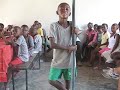 Orphan Child Sings to us...