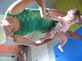 Itay and his swim coach 2 Itay and his swim coach 2