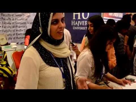 Hajvery - 20 June, 2012. Hajvery University (HU)'s stall at the Education Expo 2012 received an overwhelming response of more than 1400 Prospective Student's queries, ...