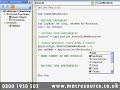 Microsoft Excel 2007 VBA training courses and free online tutorials