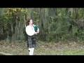 Bob Hill Plays Scottish Bagpipes at Alabama History Days