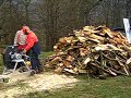 Brennholz s�gen