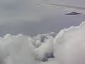 Cloudy sky above Pontianak on Garuda Indonesia GA 502