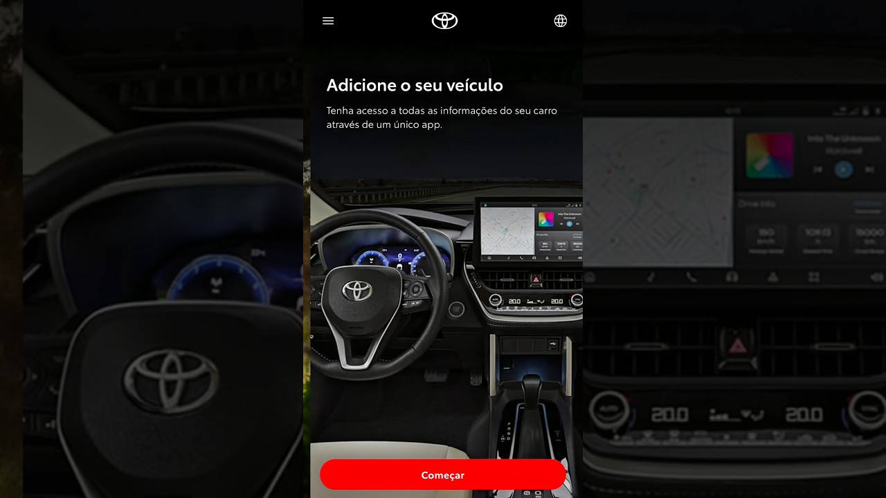 SEU CARRO NO SEU BOLSO: Serviços Conectados Toyota