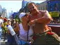 Muscle leather guy on float - Kink