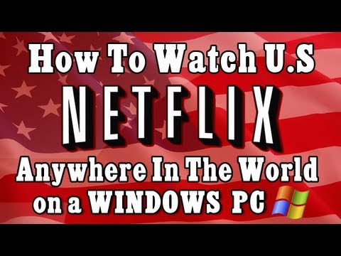 how to get american netflix on a laptop