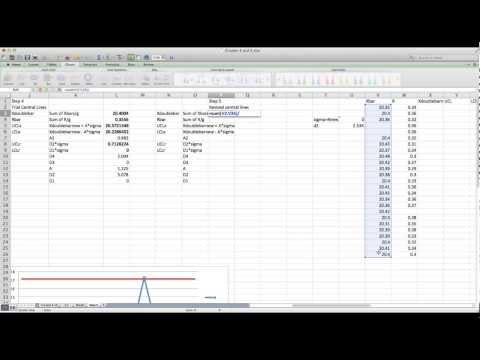 how to draw x-chart and r-chart