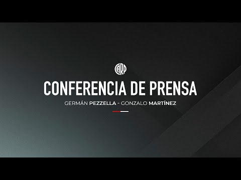Germán Pezzella y Pity Martínez en conferencia de prensa | River vs. Rosario Central