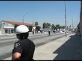 Maywood PD taking down the Mexican Flag Maywood PD taking down the Mexican Flag