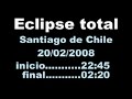 eclipse  lunar  total  20 feb 2008