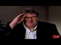 michael moore blasts wolf blitzer on cnn