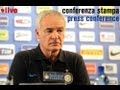 Conferenza Ranieri pre Lecce - Inter, 28/01/2012 h.13:00