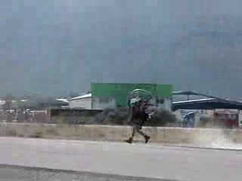 A downwind landing with style!
