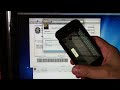 Usando iPhone para ler código de barras de boleto bancario com transmissão automatica para o internet browser de um computador. Ao fundo voce ve o browser aberto no Itau para pagamento de uma conta.