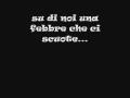 Sugarfree Tu Sei Tutto Per Me Video and Lyrics