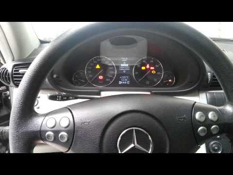how to reset service mercedes a class