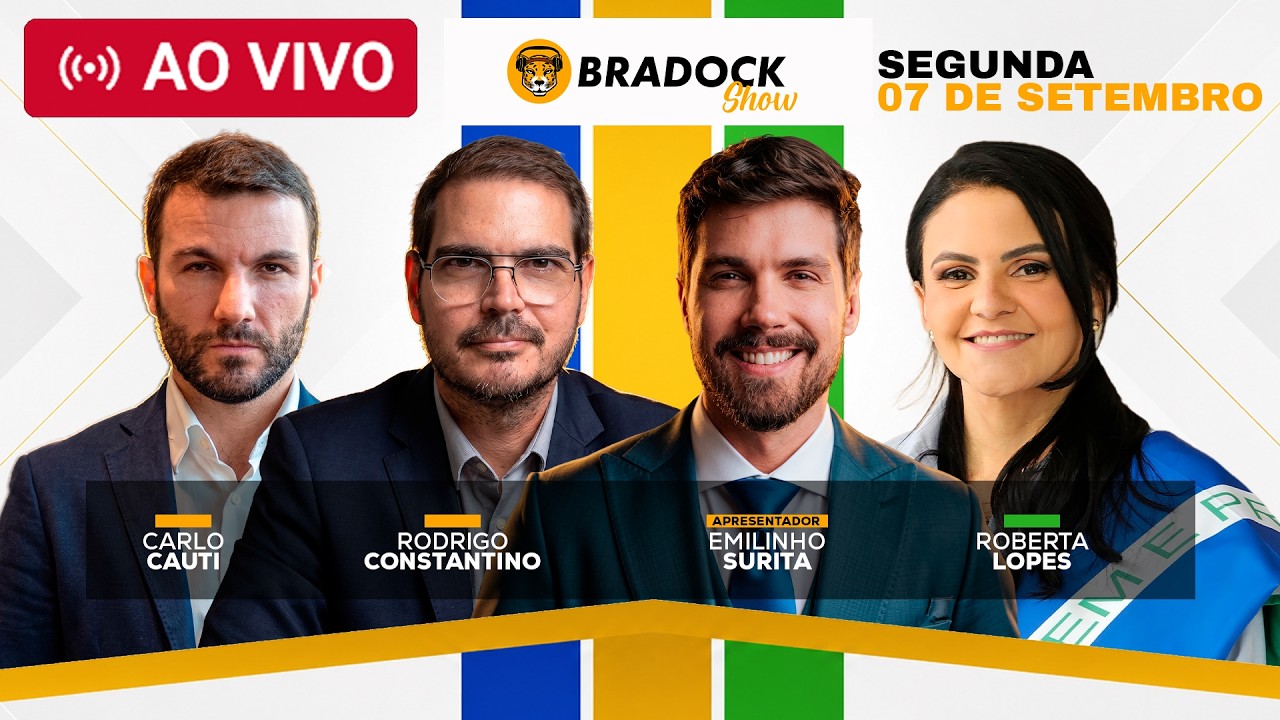 🔴 O STF RACHOU? MORAES X MENDONÇA E A MANOBRA QUE PODE ADIAR TUDO| Bradock Show 07/09/2026