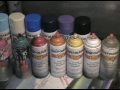 Supplies for Spacepainting  Explained by Brandon McConnell.Sample clip