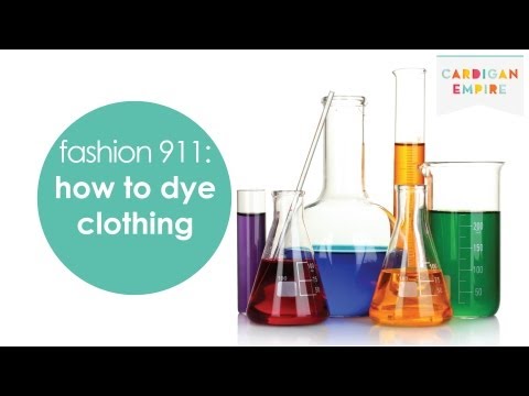 how to dye spots on clothes