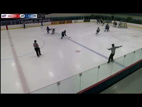 #44 left D keeps it in and creates scoring opportunity